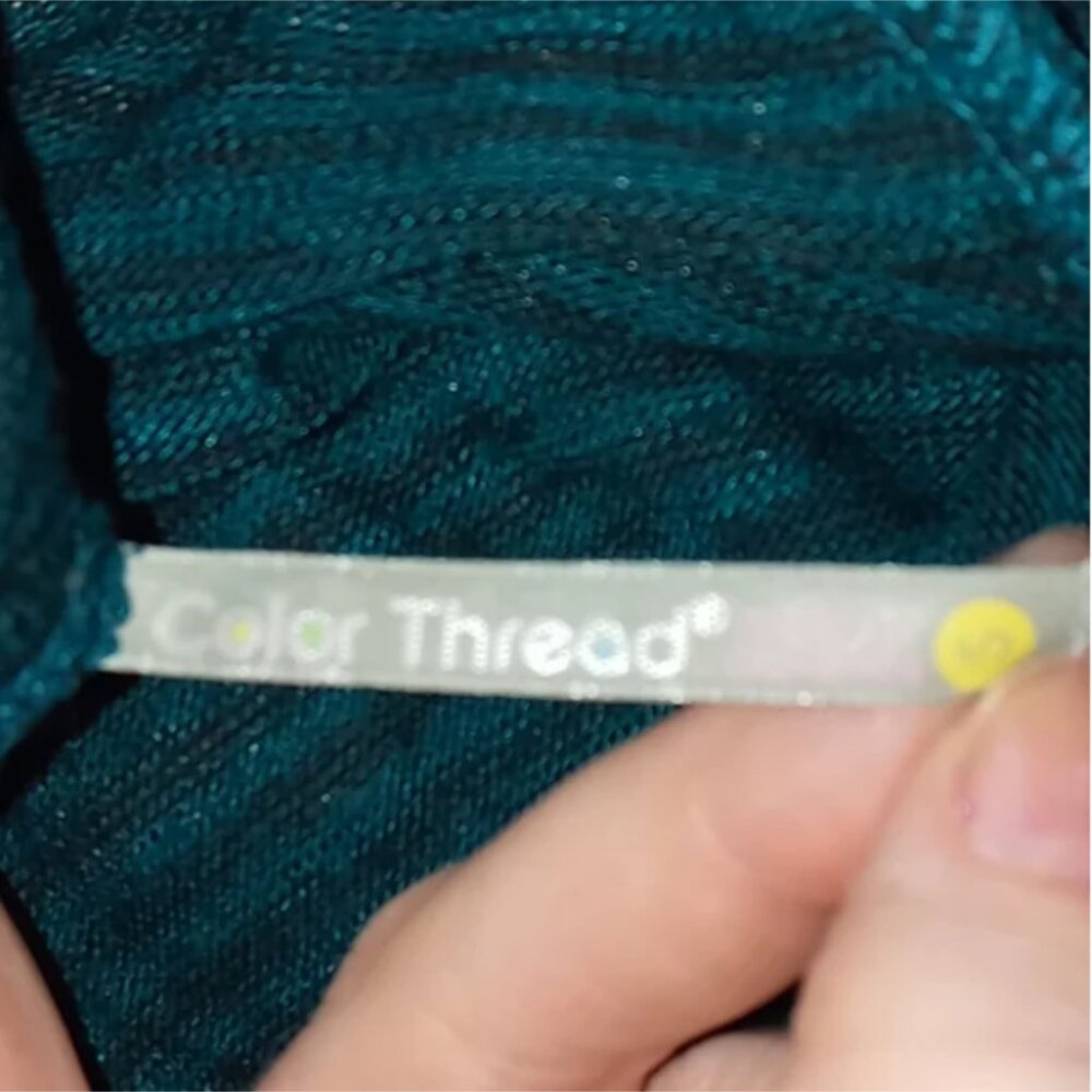 Color Thread Long Sleeve Top Size Small - Picture 6 of 8